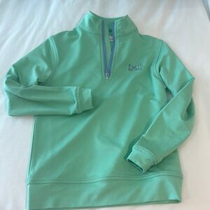 Mint Green Quarter-Zip Pullover